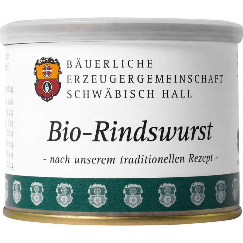 Bäuerliche Erzeugergemeinschaft Schwäbisch Hall Bio Rindswurst - Produktbild