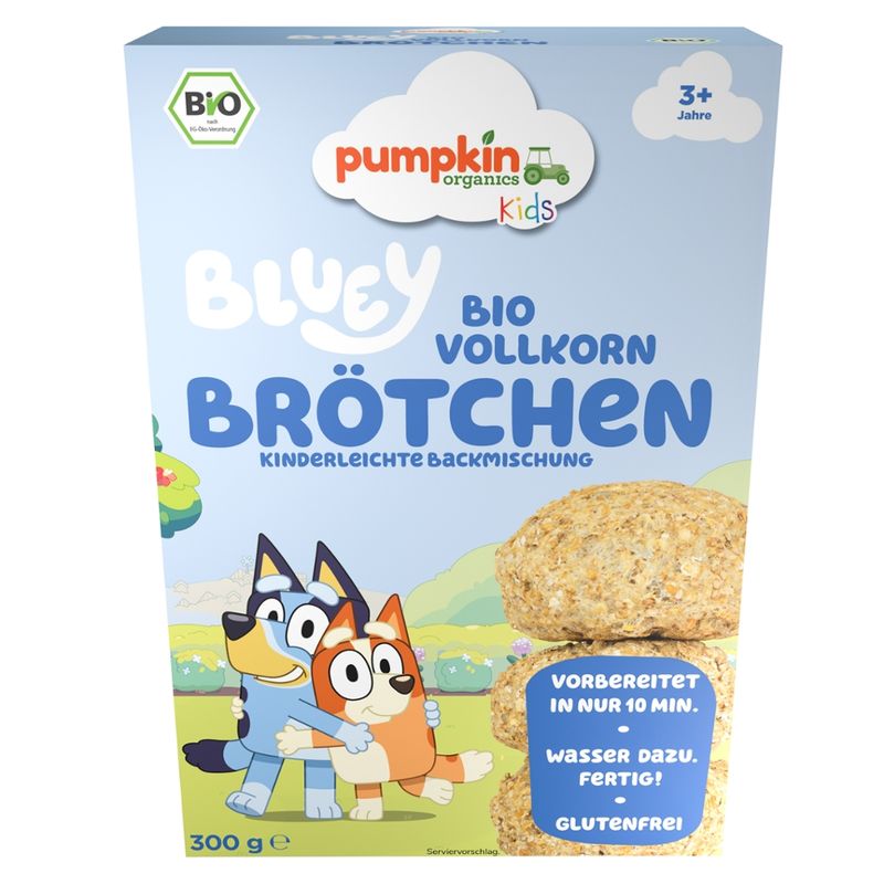 Pumpkin Organics Bluey Bio Brötchen - Produktbild