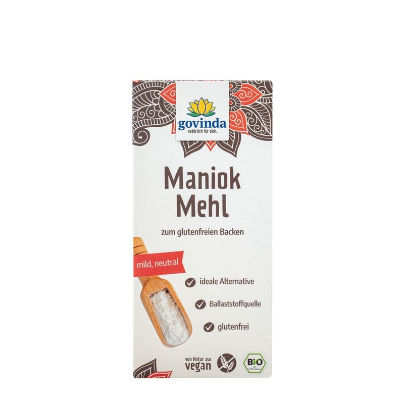 Govinda Maniok Mehl zum glutenfreien Backen - Produktbild