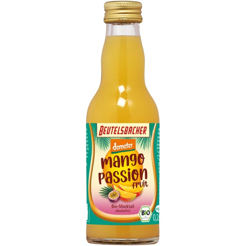 BEUTELSBACHER demeter MANGO PASSIONfruit Mocktail 0,2l - Produktbild