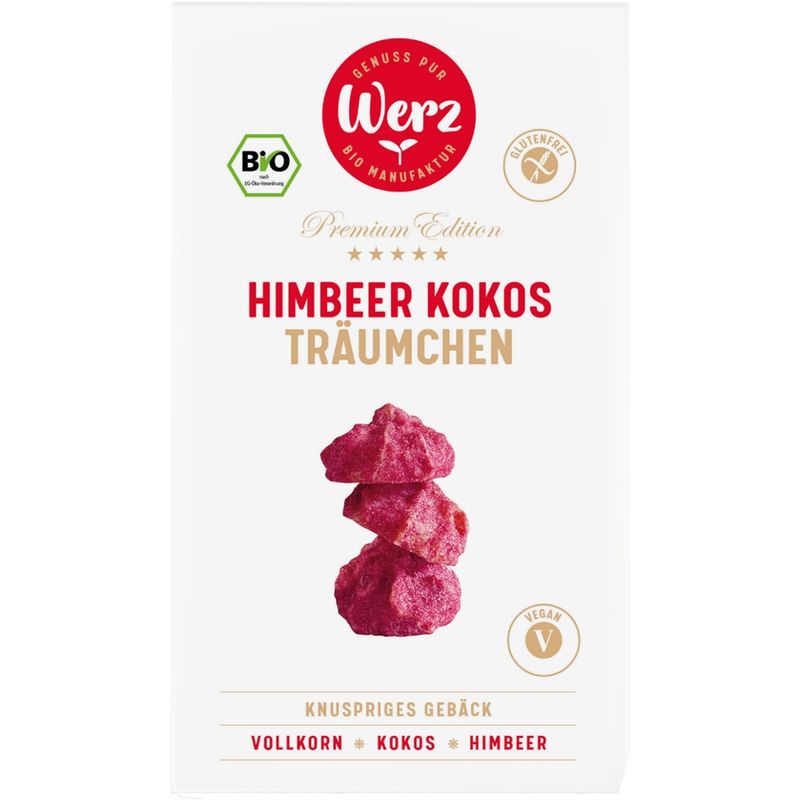 Naturkornmühle Werz Himbeer Kokos Träumchen - Bio & glutenfrei - Produktbild