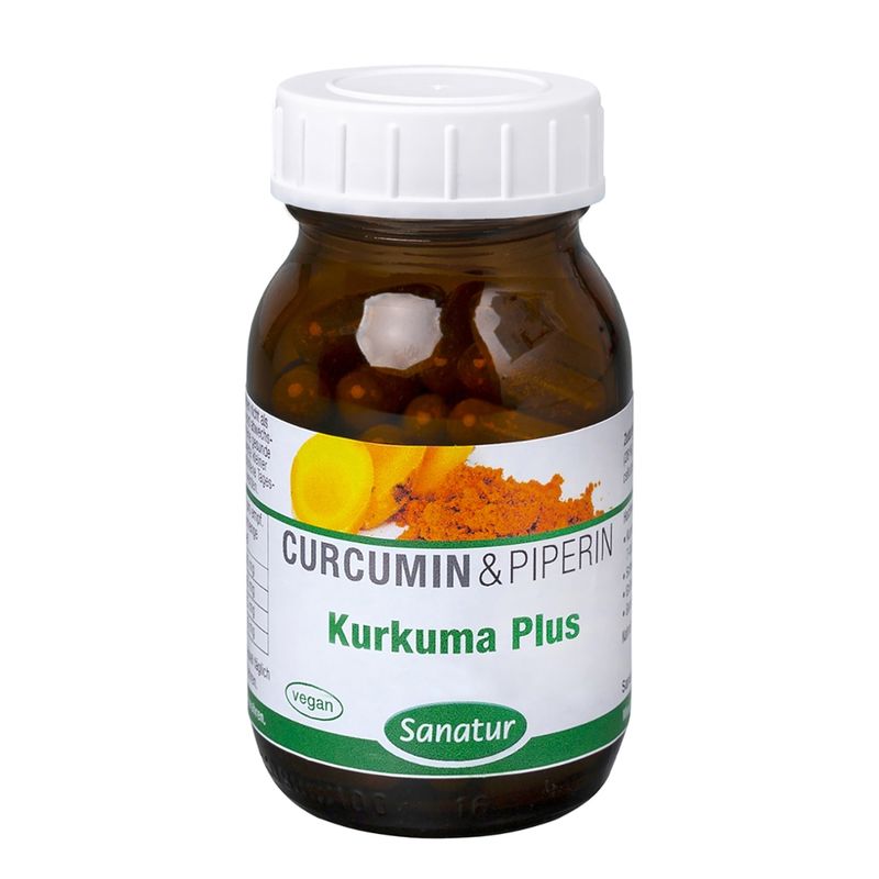 Sanatur Kurkuma Plus 180 Kapseln - Produktbild