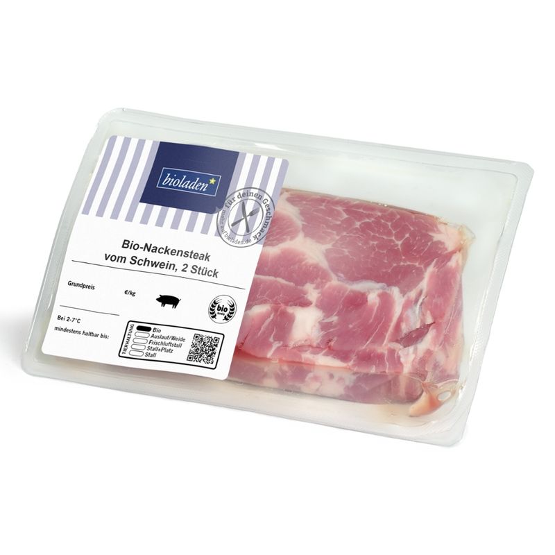 bioladen Minutensteak vom Schwein, 4 Stück - Produktbild