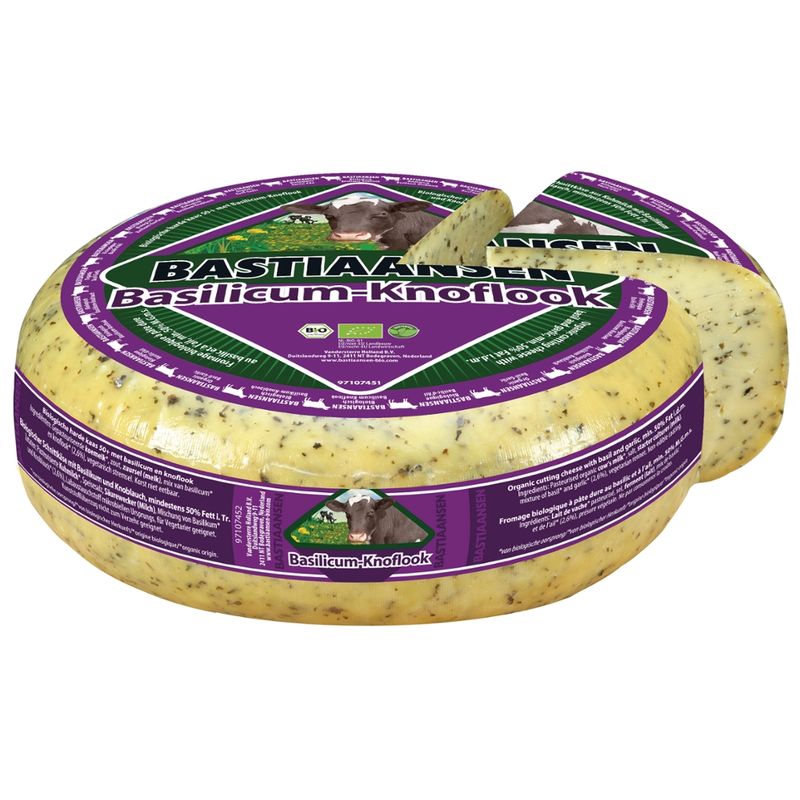 Bastiaansen Bio Bastiaansen Basilikum-Knoblauch Käse - Produktbild