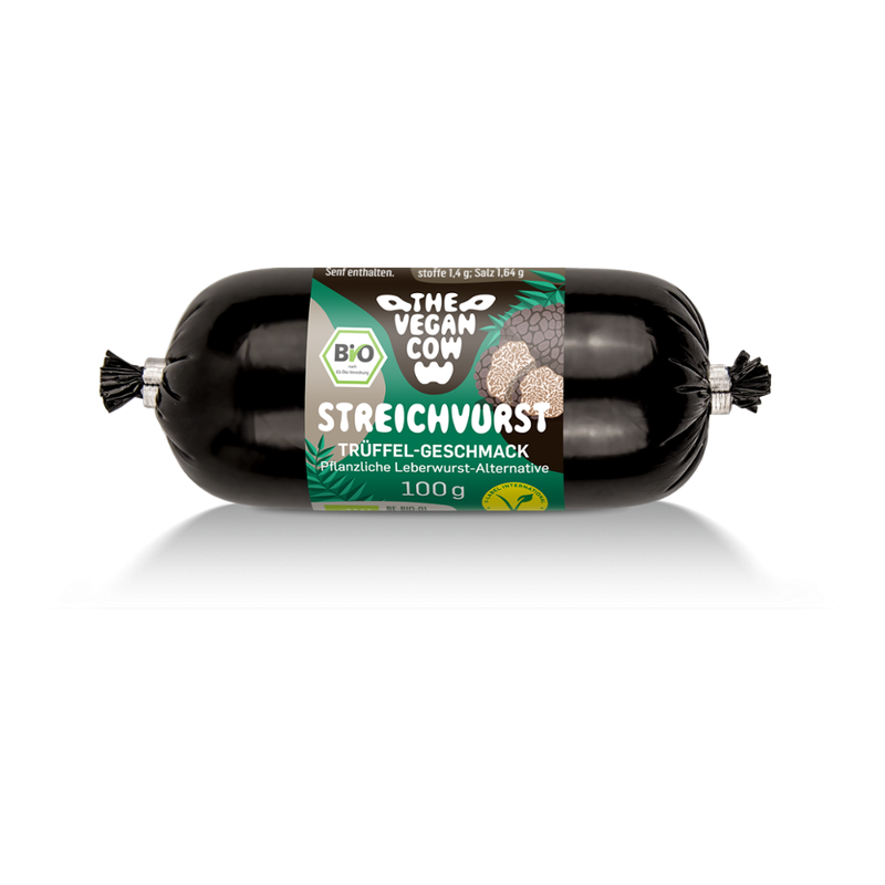 THE VEGAN COW Streichvurst Trüffelgeschmack 100g - Produktbild
