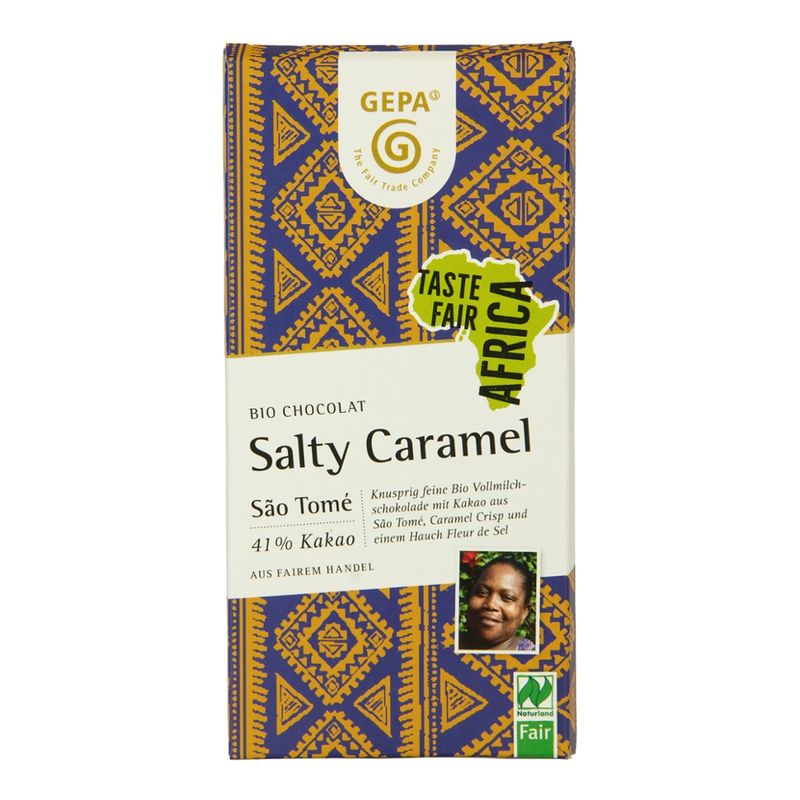 GEPA - The Fair Trade Company Bio Vollmilch Salty Caramel - Produktbild