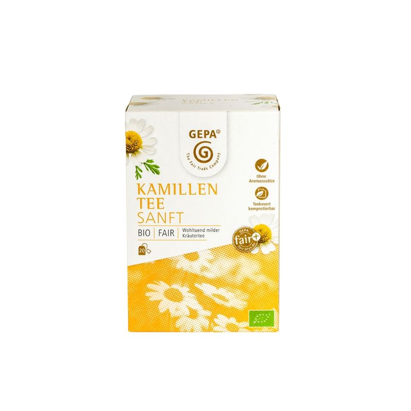 GEPA - The Fair Trade Company Bio Kamillen Tee Sanft - Produktbild