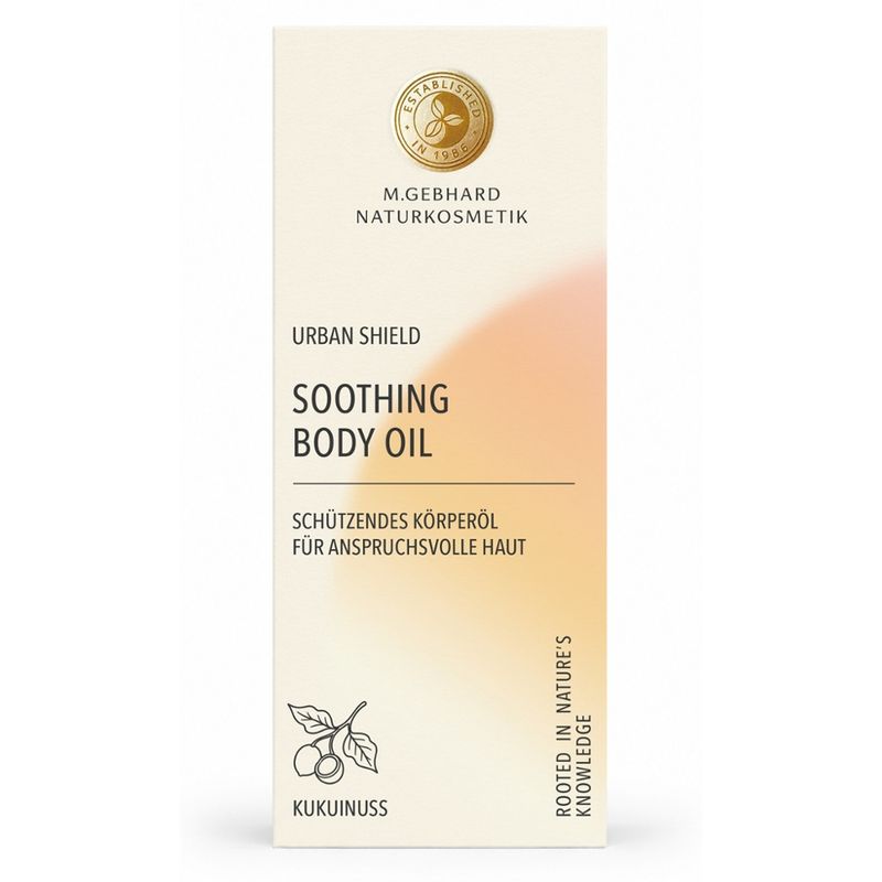 M. Gebhard Naturkosmetik SOOTHING BODY OIL - Urban Shield - Produktbild