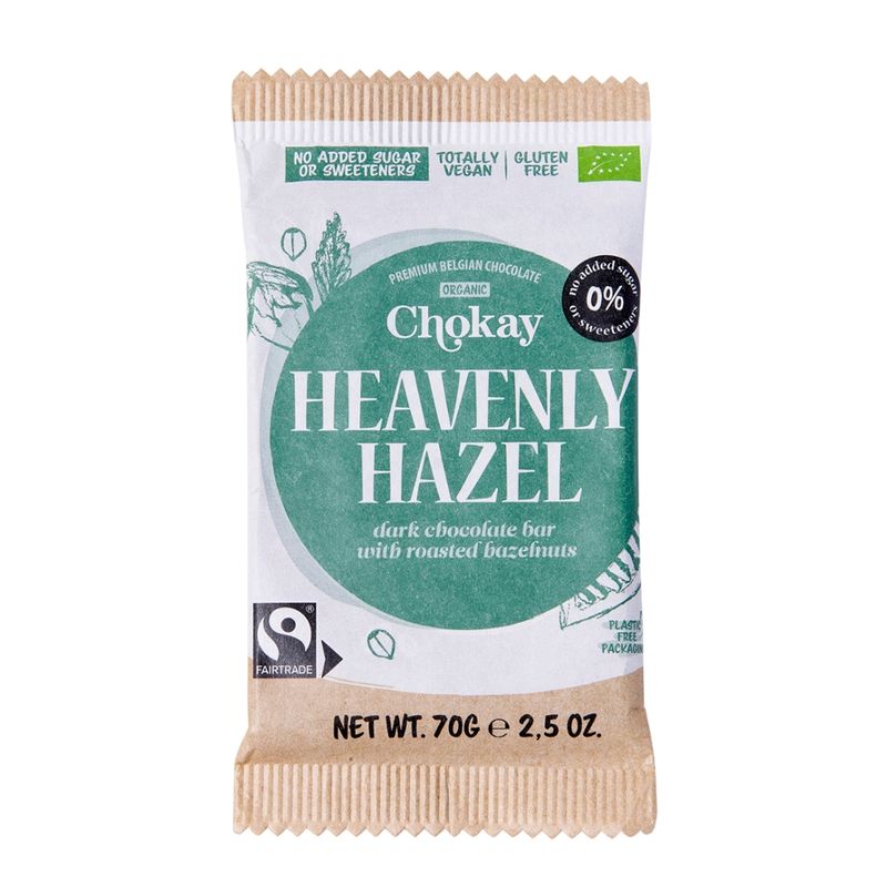 Chokay BV Chokay - Bar - Heavenly Hazelnut FairTrade, 70g - Produktbild