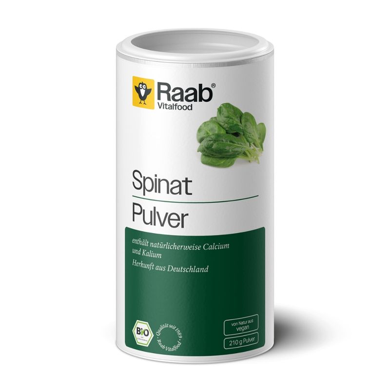 Raab Vitalfood BIO Spinat Pulver - Produktbild