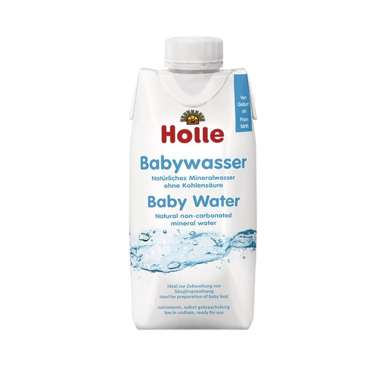 Holle  Babywasser Natürliches Mineralwasser ohne Kohlensäure - Produktbild