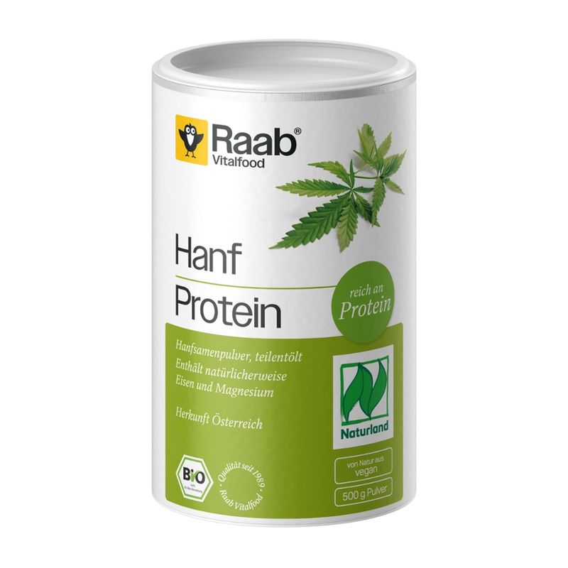 Raab Vitalfood Bio Hanfprotein Pulver Naturland - Produktbild