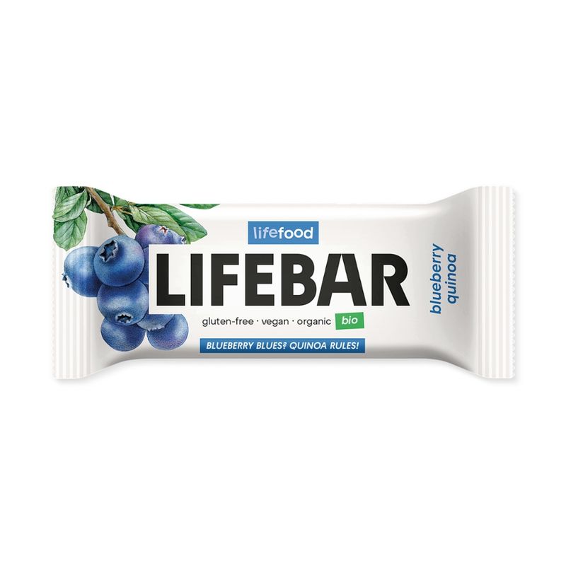Lifefood  Lifefood Lifebar Riegel Blaubeere Quinoa ROH BIO 40 g - Produktbild
