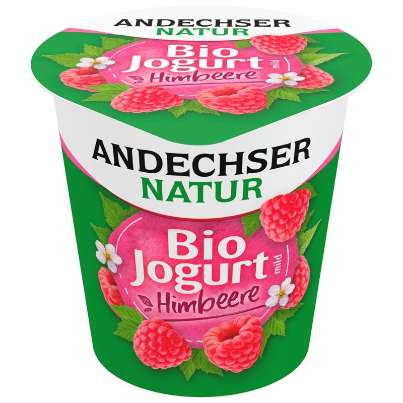 Andechser Natur Bio Jogurt Himbeere 3,8% - Produktbild