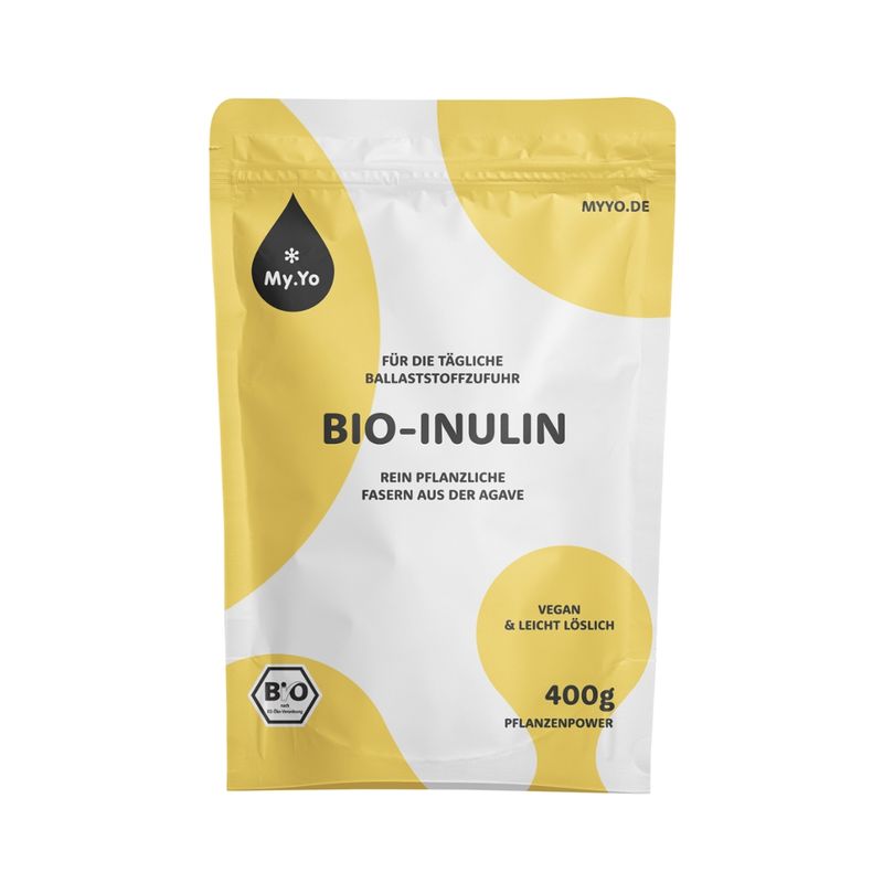 My.Yo Bio Inulin – rein pflanzliche Fasern aus der Agave. Für die tägliche Ballaststoffzufuhr. - Produktbild