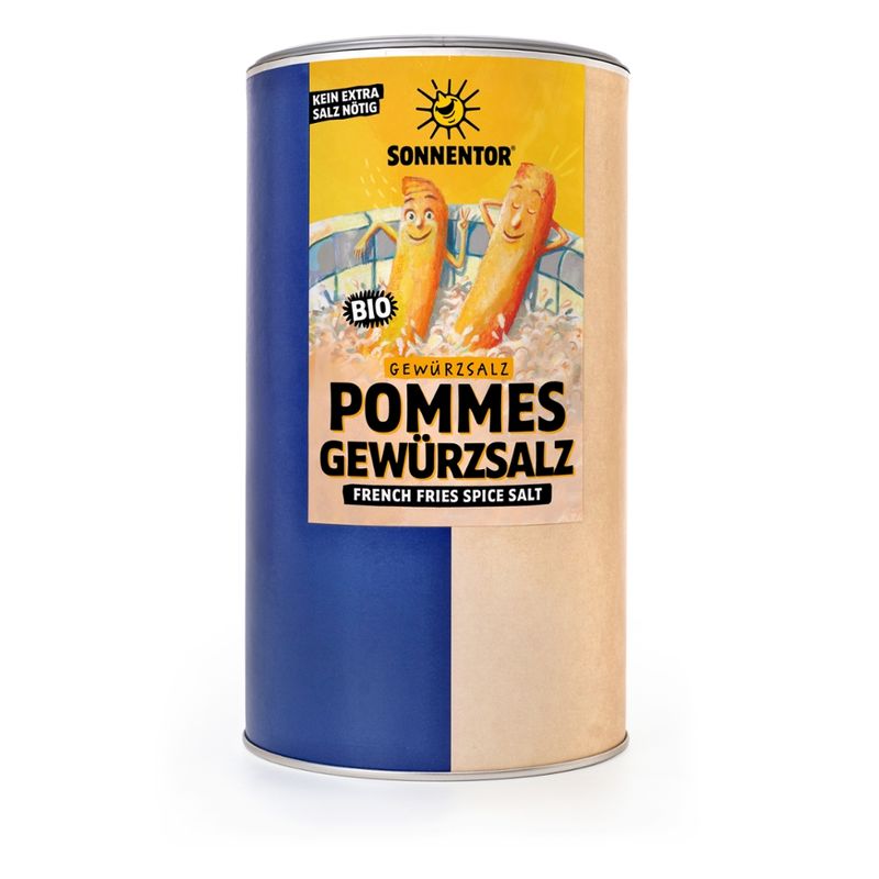 Sonnentor Pommes-Gewürzsalz, Gastrodose groß - Produktbild