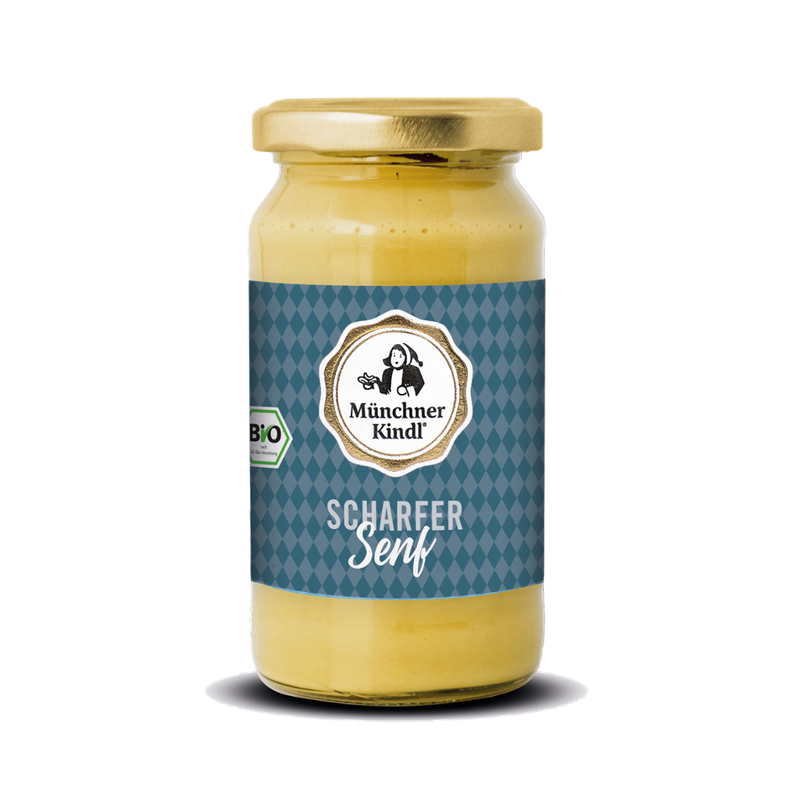 Münchner Kindl Senf Scharfer Senf BIO Münchner Kindl - Produktbild