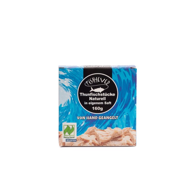 Fish4Ever Fish4Ever Thunfischstücke Naturell 160g - Produktbild