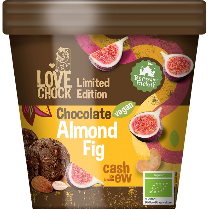 Ice Cream Factory Icecream chocolate almond fig cashew - Produktbild