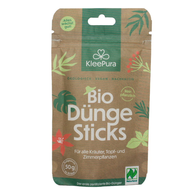 KleePura BioDünger KleePura BioDüngerSticks aus 100% Bio-Klee und Bio-Luzerne (Naturland) - Produktbild