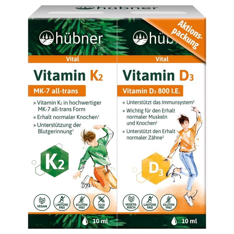 Hübner hübner® Vitamin D3 und K2 Kombipackung - Produktbild