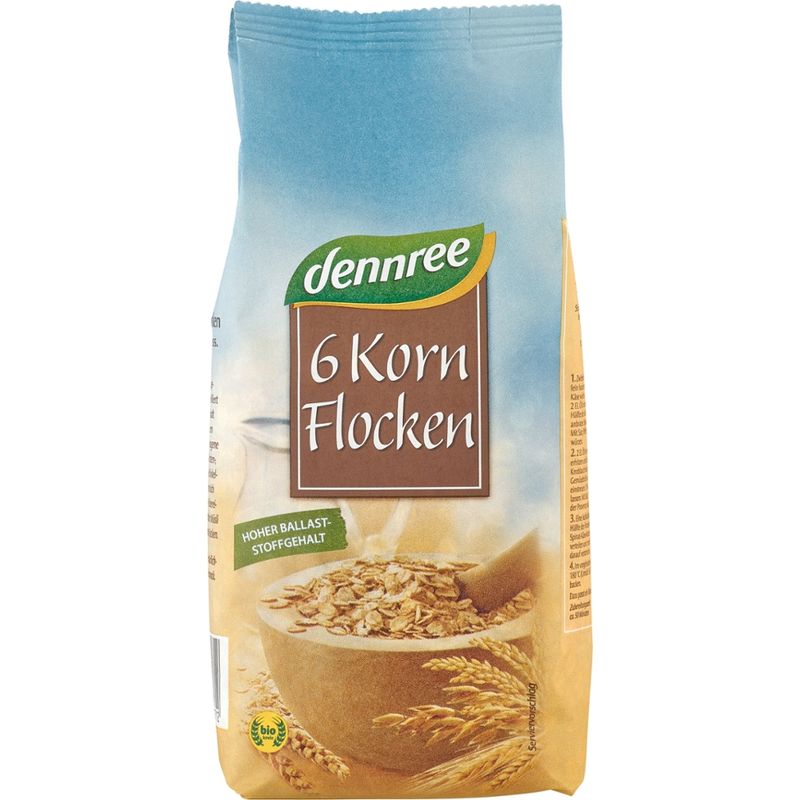 dennree 6-Korn-Flocken - Produktbild