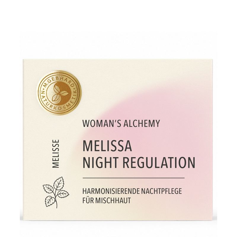 M. Gebhard Naturkosmetik MELISSA NIGHT REGULATION - Woman's Alchemy - Produktbild