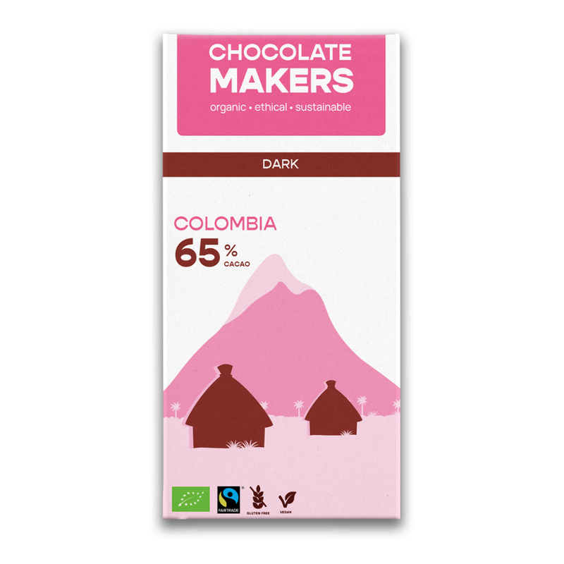 Chocolatemakers Kolumbien Pur 65% - Produktbild