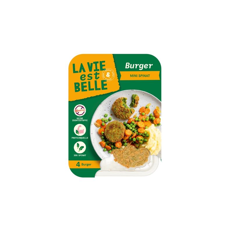 La Vie Est Belle Burger Mini Spinat - Produktbild