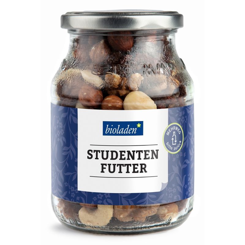 bioladen Studentenfutter im Pfandglas - Produktbild