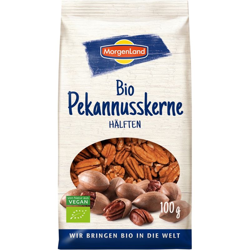 MorgenLand Bio Pekannusskerne Hälften - Produktbild