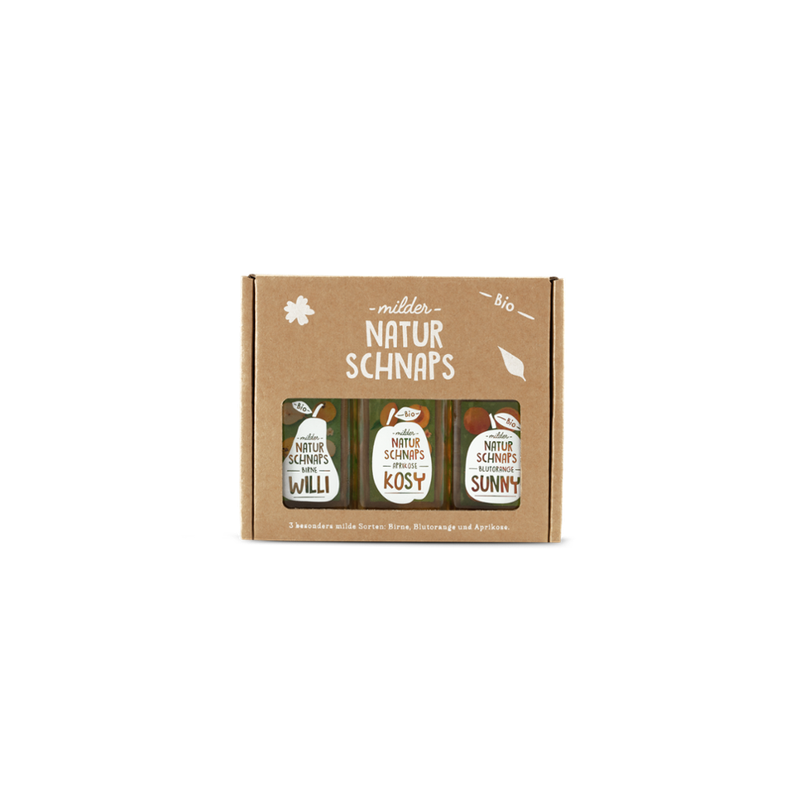 Schladerer SCHLADERER Bio Naturschnaps 3er Set, 3x0,02l FL - Produktbild