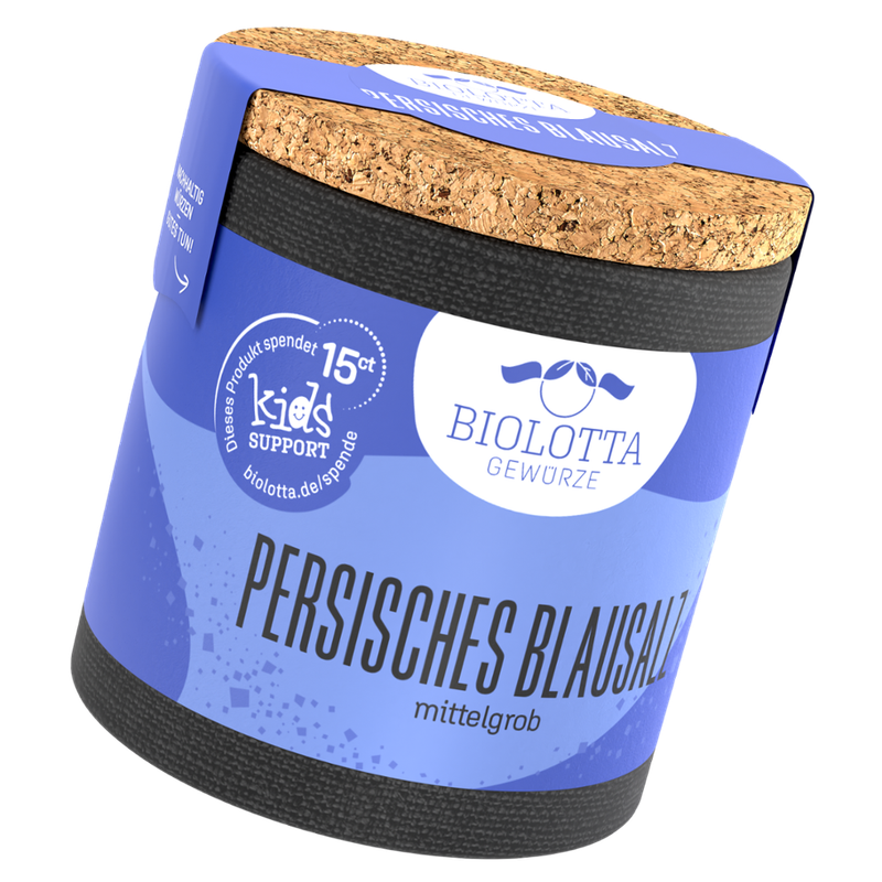 Biolotta Biolotta Korkdose Persisches Blausalz, mittelgrob - Produktbild