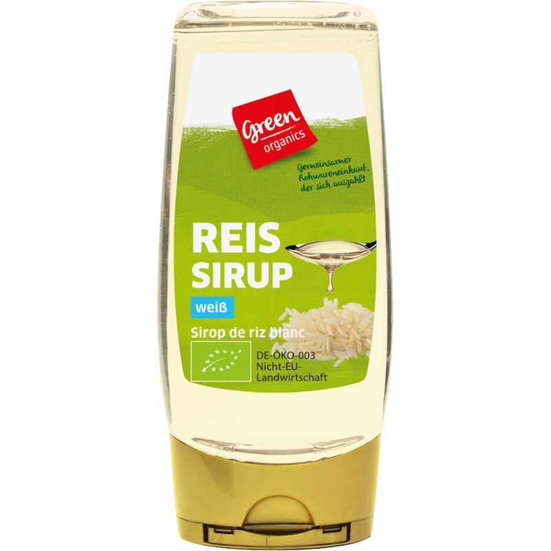 greenorganics Reissirup weiß 180 ml - Produktbild