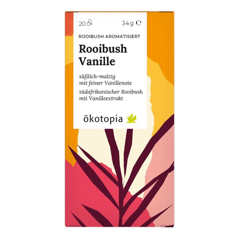 Ökotopia  Rooibush Vanille Teebeutel kbA SR - Produktbild