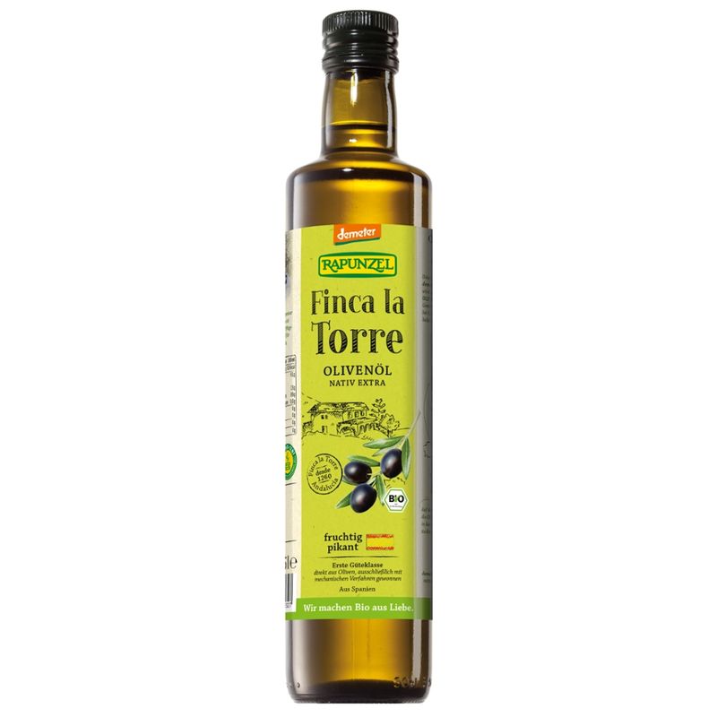 Rapunzel Olivenöl Finca la Torre, nativ extra, demeter - Produktbild