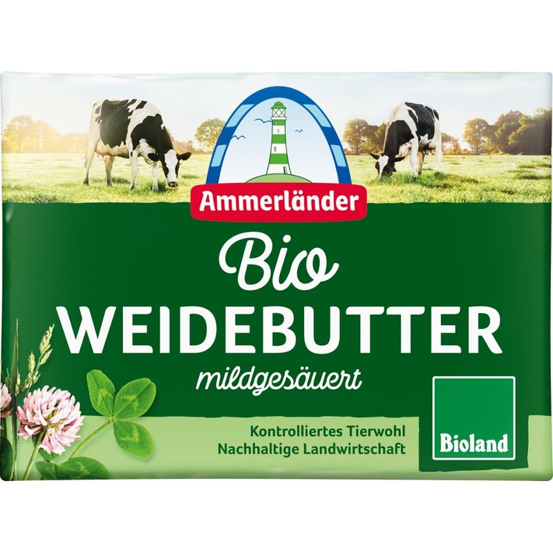 Ammerländer Bio Weidebutter 250g Bioland Ammerländer - Produktbild