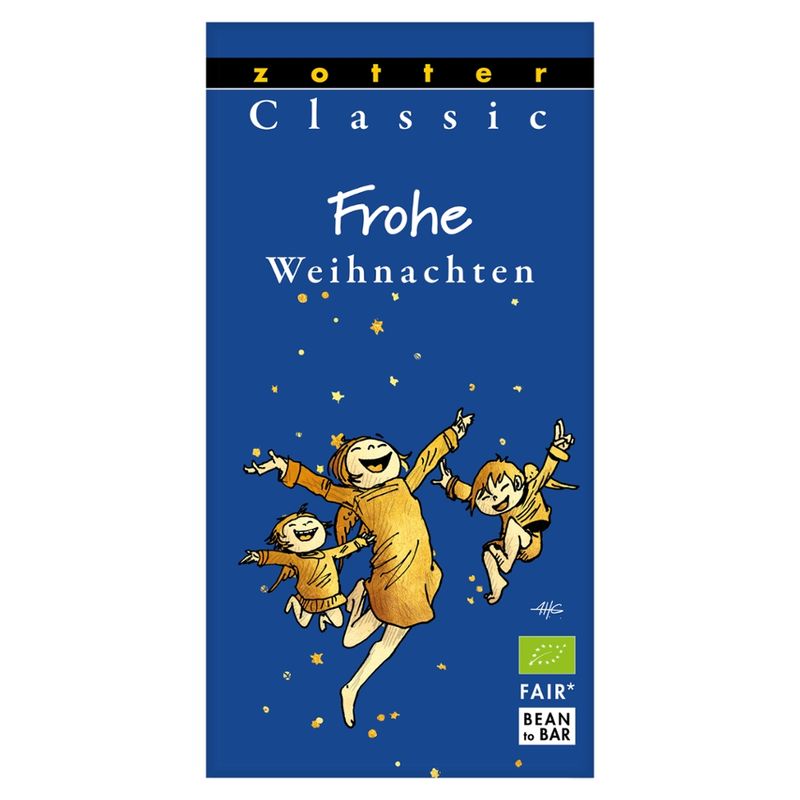 Zotter Schokolade Classic Frohe Weihnachten - Produktbild