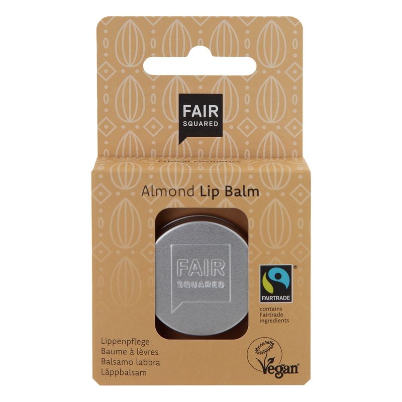FAIR SQUARED Fair Squared Lip Balm Almond 12gr. - Produktbild