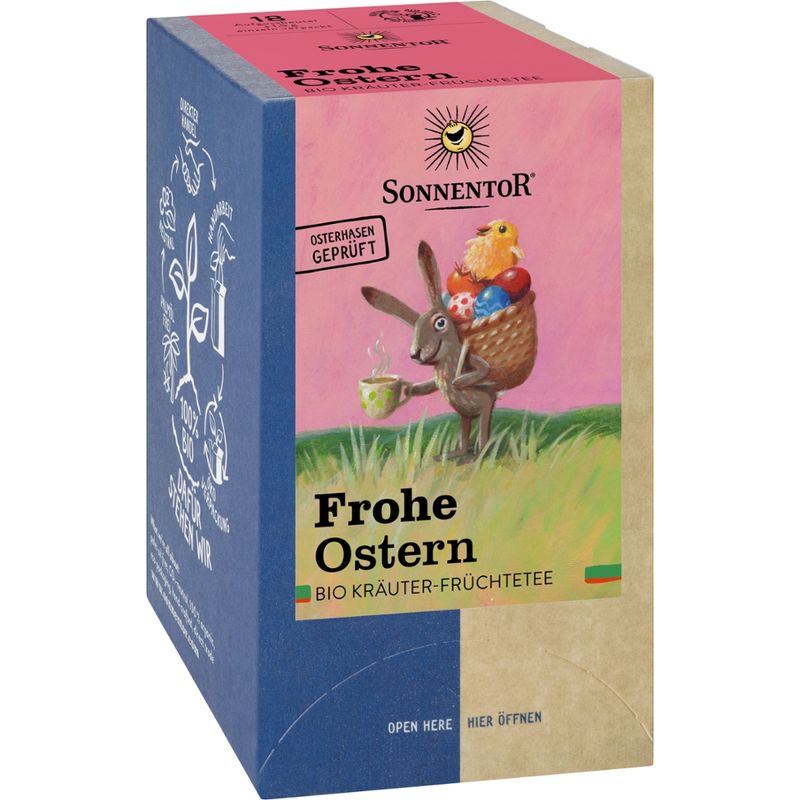 Sonnentor Frohe Ostern Tee, Doppelkammerbeutel - Produktbild