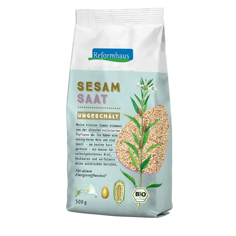 Reformhaus Sesamsaat, ungeschält bio - Produktbild
