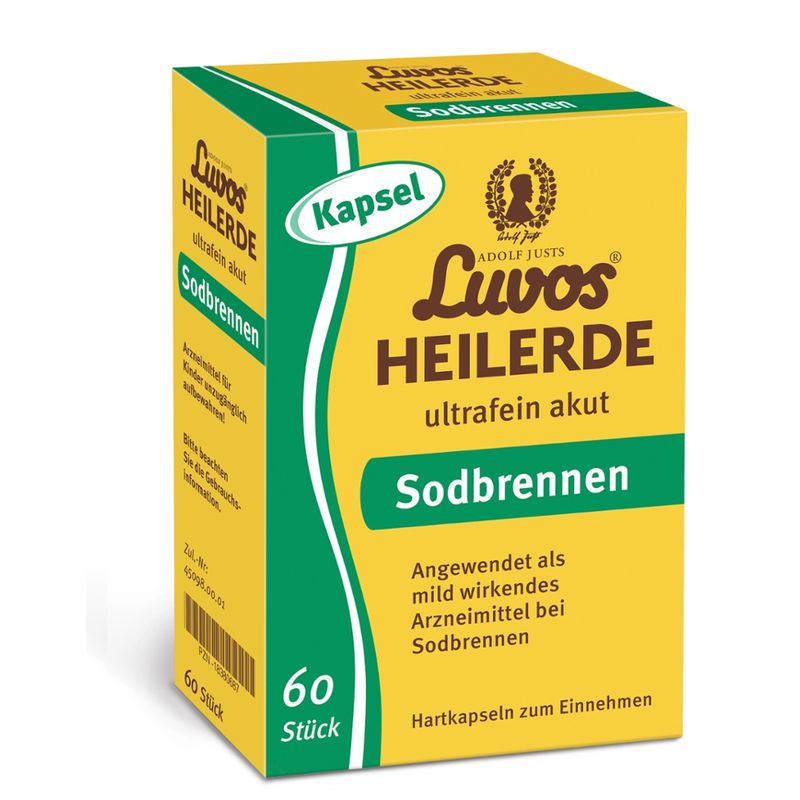 Luvos-Heilerde Adolf Justs Luvos-Heilerde ultrafein akut Sodbrennen Kapseln - Produktbild
