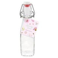 250 ml Bügelflasche vierkant Swing Bott "Springtime" - Produktbild