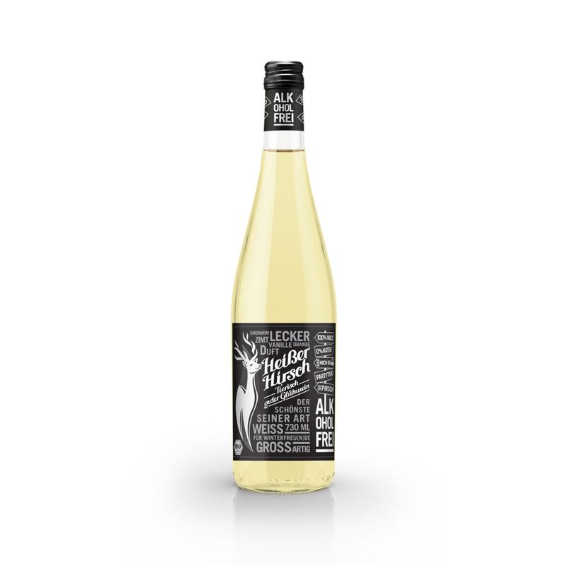 HEISSER HIRSCH HEISSER HIRSCH - Tierisch guter Glühwein (alkoholfrei, weiß) - Produktbild