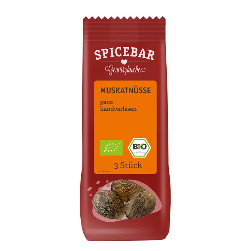 Spicebar Spicebar Bio Muskatnüsse - ganz, handverlesen - Produktbild
