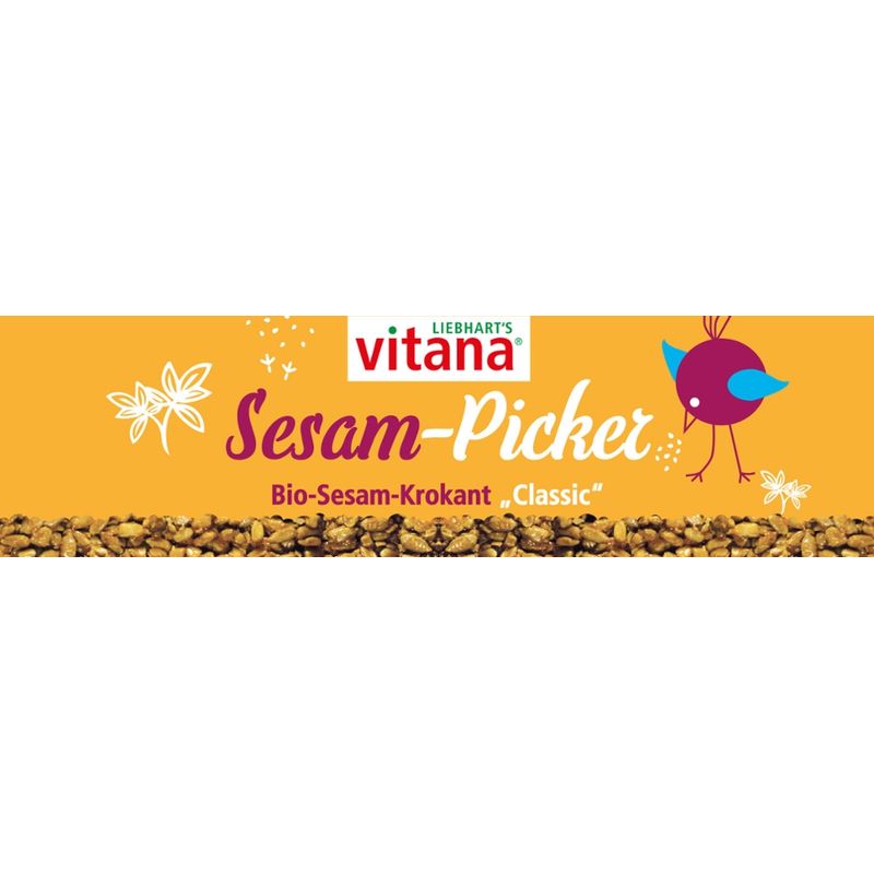 vitana Gesunde Ernährung Bio Sesam Krokant klassisch - Produktbild