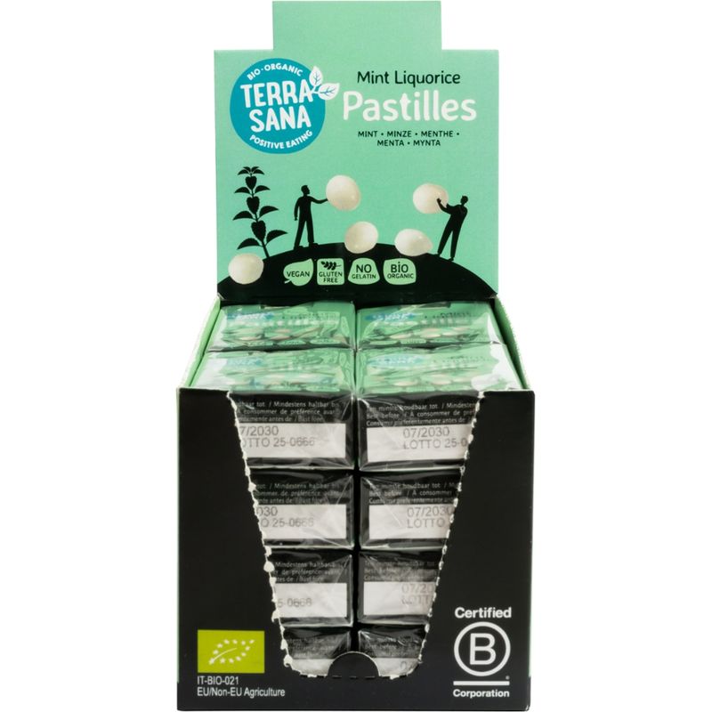 TerraSana Lakritzpastillen Minze - Produktbild
