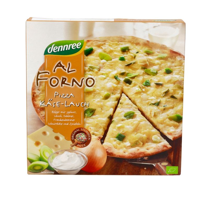 dennree Al Forno Steinofenpizza Käse-Lauch - Produktbild