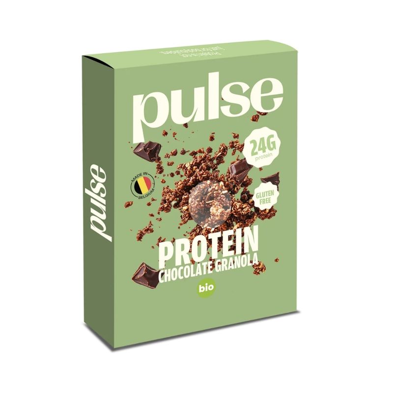 Pulse Protein Pulse Protein – Organic Chocolate Protein Granola 350g - Produktbild