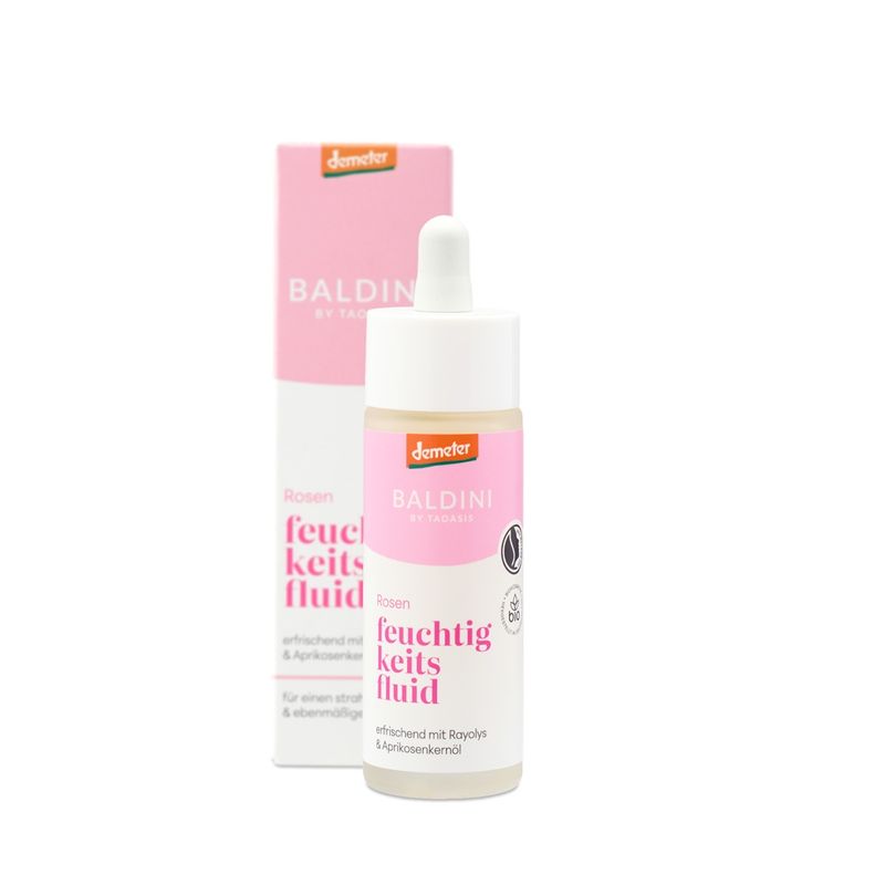 Baldini Baldini Rosen Feuchtigkeitsfluid demeter 30ml - Produktbild